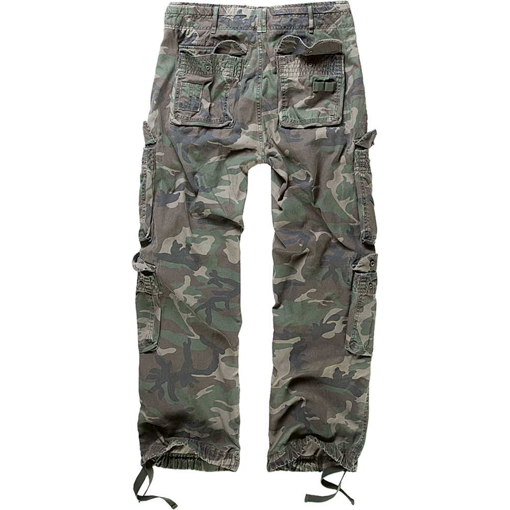Brandit - Vintage Pantalon cargo - Vert/Marron